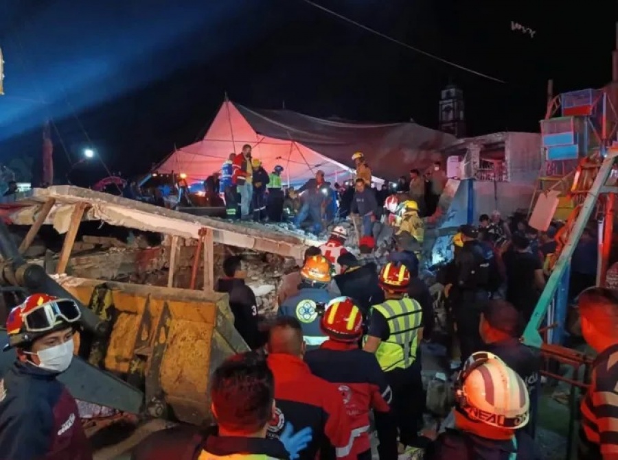 México: estallido de pirotecnia deja nueve muertos en un templo
